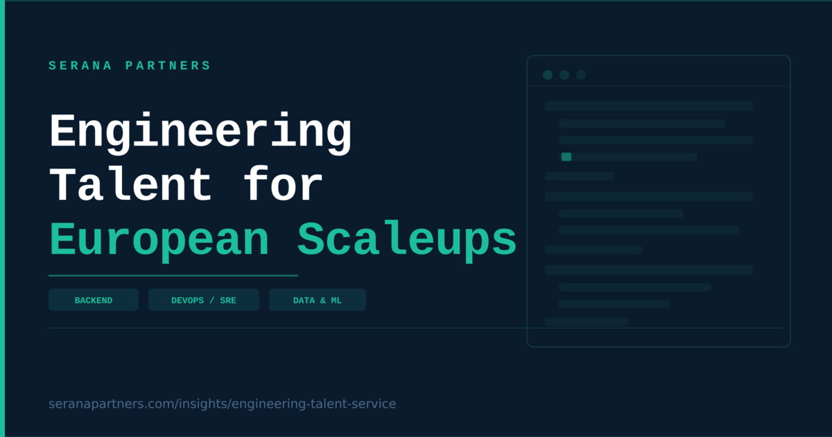 Engineering Talent for European Scaleups: How the Embedded Model Works